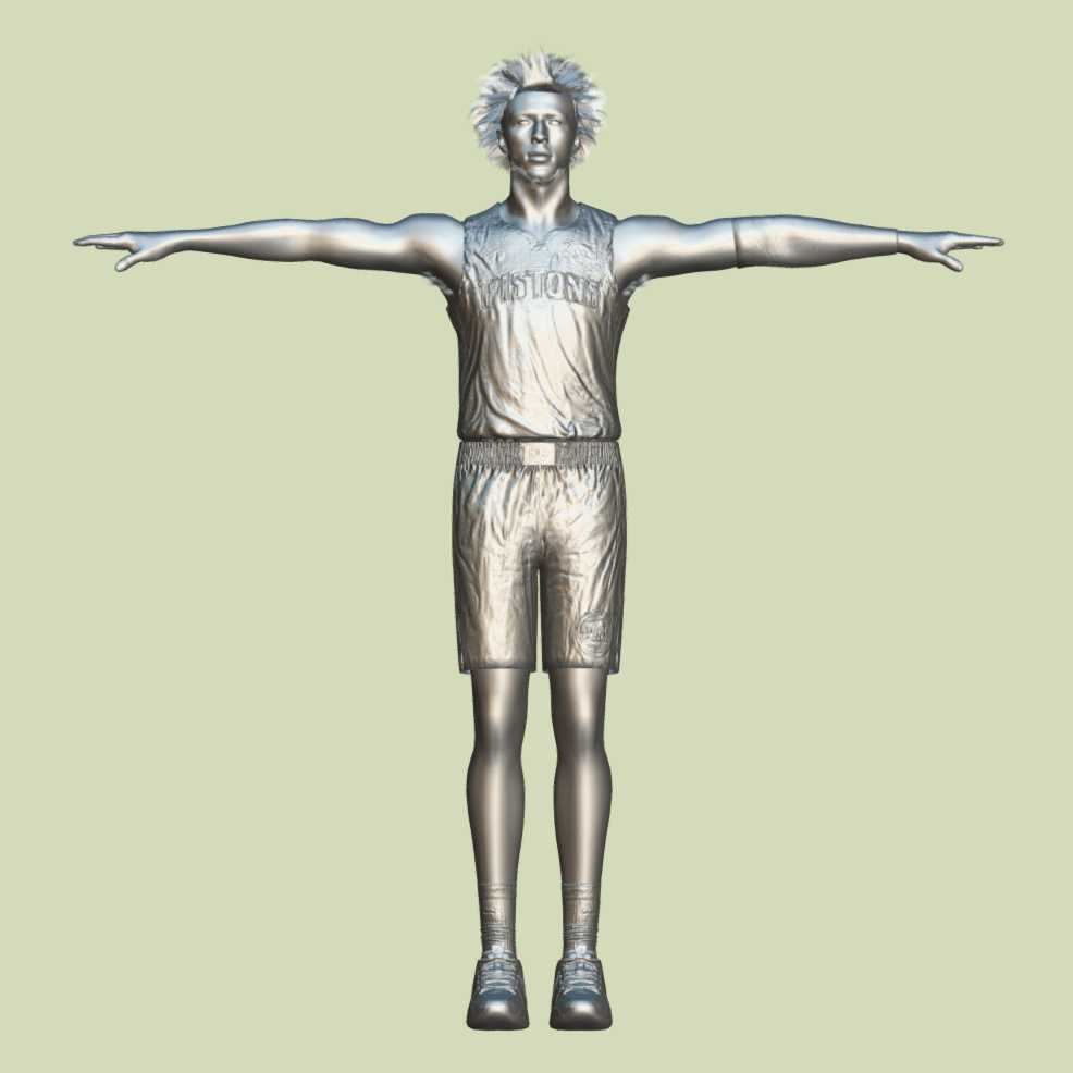 a3 T-Pose Rigged Cade Cunningham Detroit Pistons