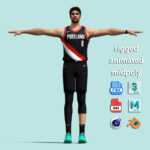 T-Pose Rigged Deni Avdija Portland Trail Blazers