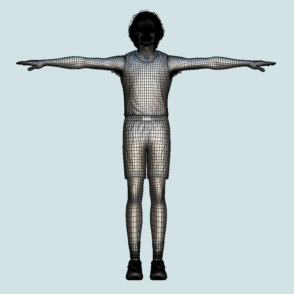 a4 T-Pose Rigged Josh Giddey Chicago Bulls