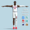 T-Pose Rigged Jalen Duren Detroit Pistons NBA