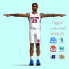 T-Pose Rigged Marcus Sasser Detroit Pistons NBA