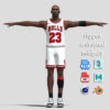 T-Pose Rigged Michael Jordan