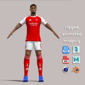 A-Pose Rigged Saliba Arsenal