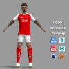 A-Pose Rigged Ben White Arsenal 25-26