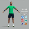 A-Pose Rigged Novak Djokovic