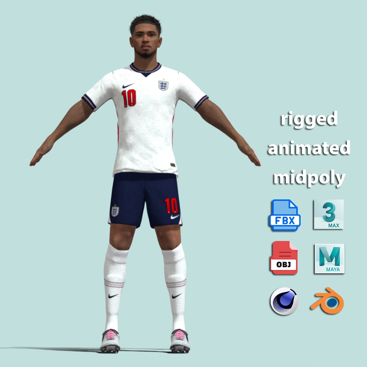 a-pose-rigged-jude-bellingham-worldcup-2026-a1 A-Pose Rigged Jude Bellingham Worldcup 2026 3d model