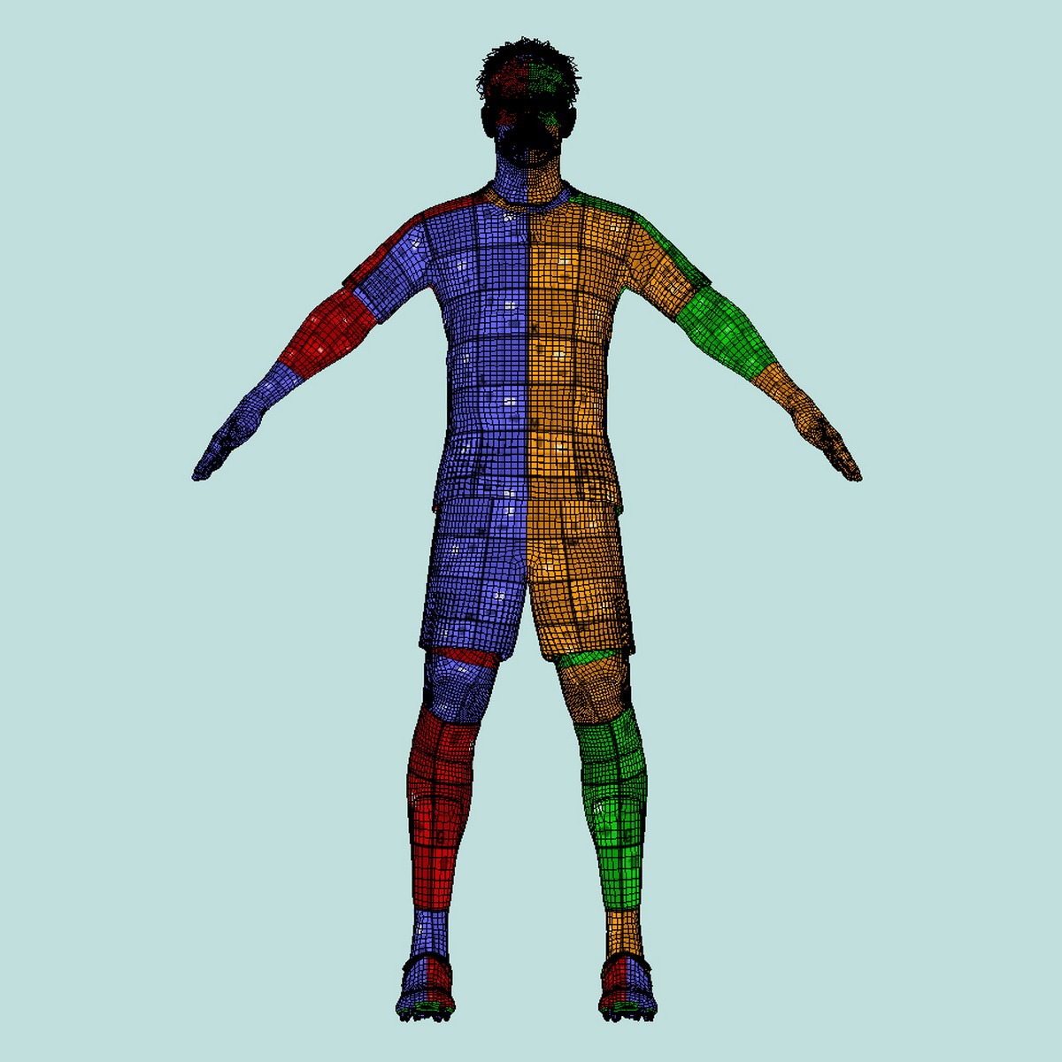a-pose-rigged-jude-bellingham-worldcup-2026-a8 A-Pose Rigged Jude Bellingham Worldcup 2026 3d model