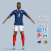 A-Pose Rigged Michael Olise France Worldcup 2026