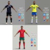Pack 3 All Stars Worldcup 2026