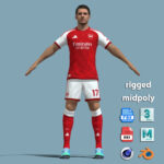 A-Pose Rigged Christos Tzolis Arsenal 26-27