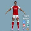A-Pose Rigged Declan Rice Arsenal 26-27