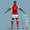 A-Pose Rigged Noni Madueke Arsenal 26-27