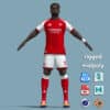 A-Pose Rigged Bukayo Saka Arsenal 26-27