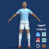 A-Pose Rigged Erling Haaland Manchester City 26-27