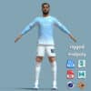 A-Pose Rigged Cherki Manchester City 2026